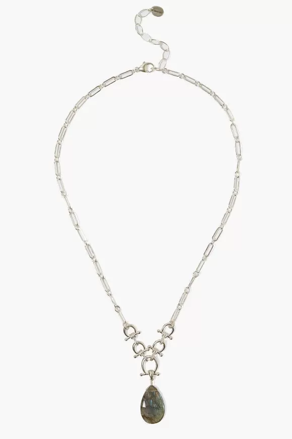 Chan Luu Cheval Necklace Silver Labradorite Shop