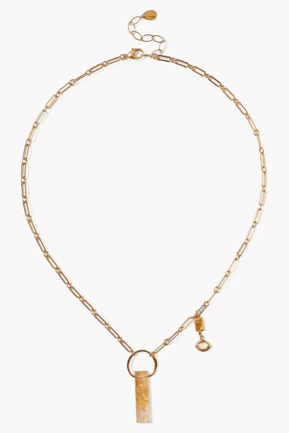 Chan Luu Cleo Necklace Citrine Sale