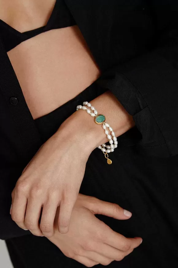 Chan Luu Colette Bracelet White Pearl Clearance