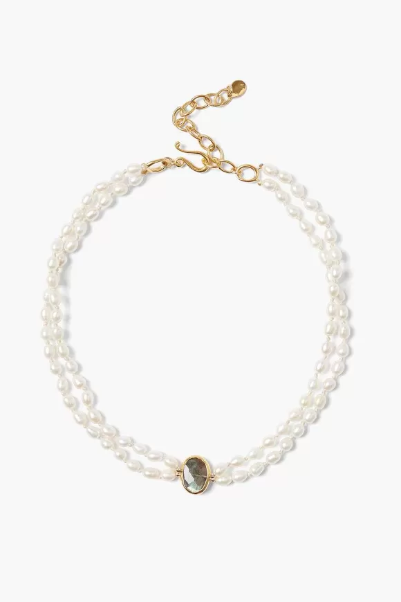 Chan Luu Colette Necklace White Pearl Shop