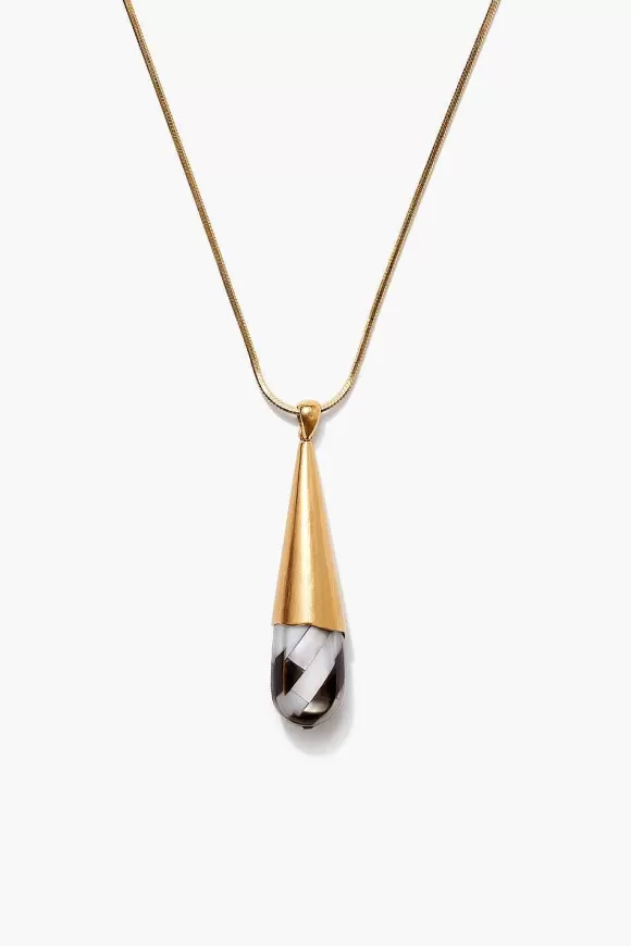 Chan Luu Cove Necklace Black Mop Cheap