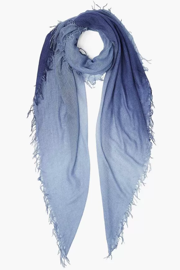 Chan Luu Crown Blue / Tempest Cashmere And Silk Scarf Online