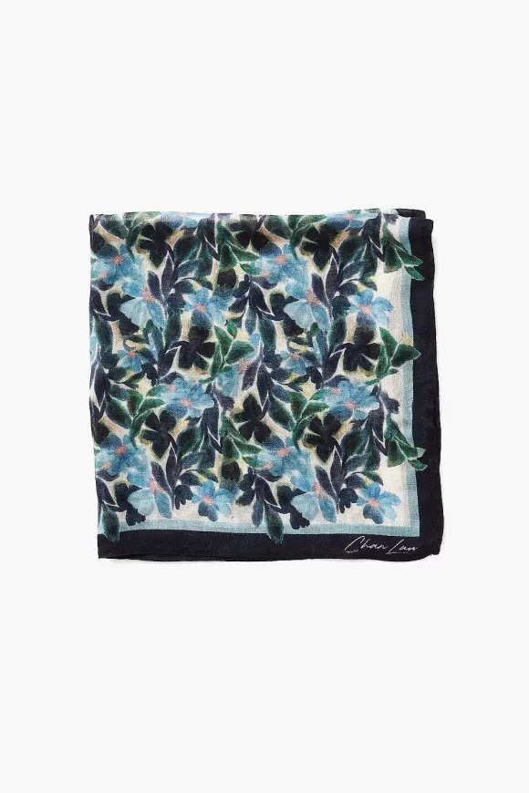 Chan Luu Crown Blue Floral Bandana Best