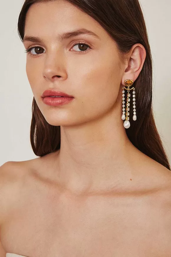 Chan Luu Crystal And Gold Trinidad Earrings Best