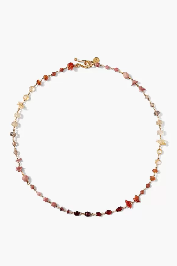 Chan Luu Daphne Beaded Necklace Citrine Mix Best Sale