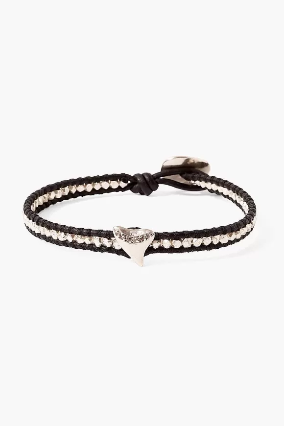 Chan Luu Diamond Mako Single Wrap Bracelet Black Hot