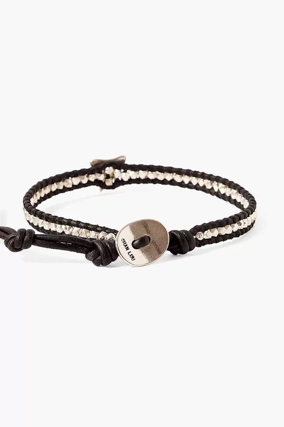 Chan Luu Diamond Mako Single Wrap Bracelet Black Hot