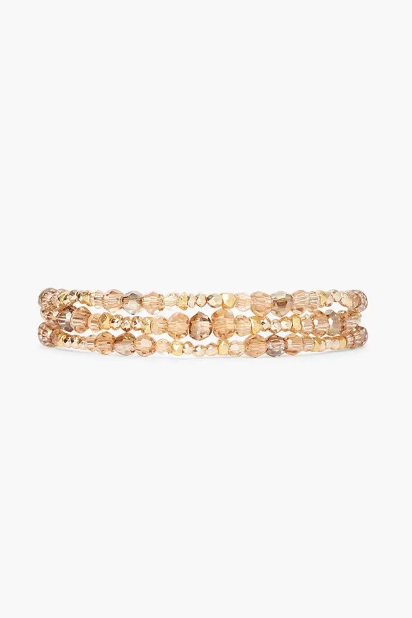 Chan Luu Dresden Naked Wrap Bracelet Gold Mix Online