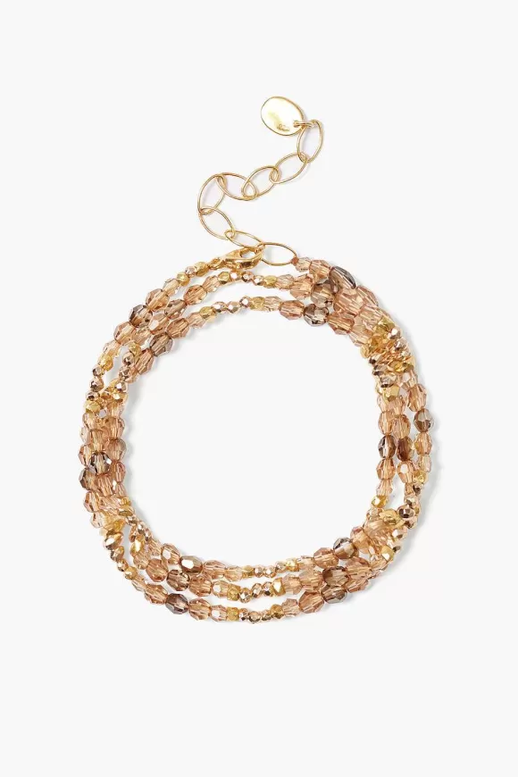 Chan Luu Dresden Naked Wrap Bracelet Gold Mix Online