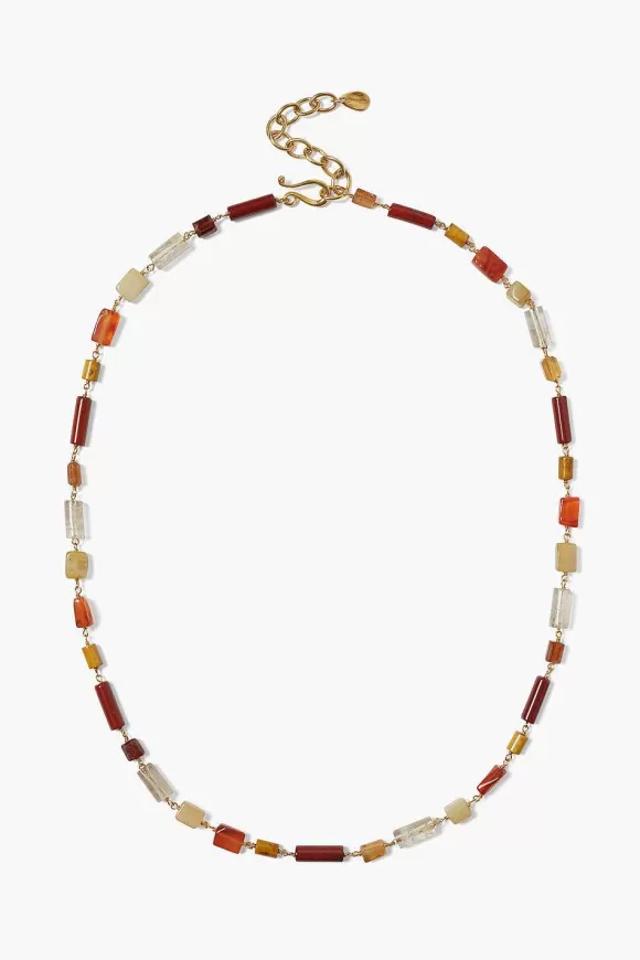 Chan Luu Eden Necklace Carnelian Mix Store