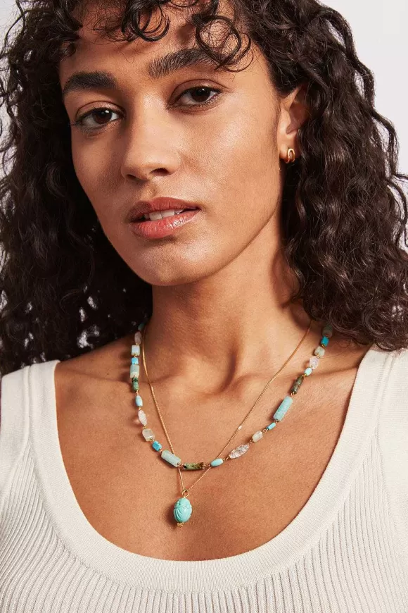 Chan Luu Eden Necklace Turquoise Mix Best Sale