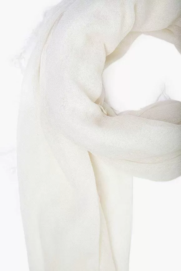 Chan Luu Eggshell Cashmere And Silk Scarf Cheap