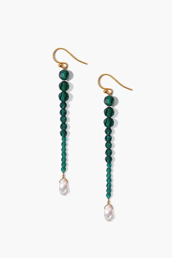 Chan Luu Emerald Gota Earrings Cheap