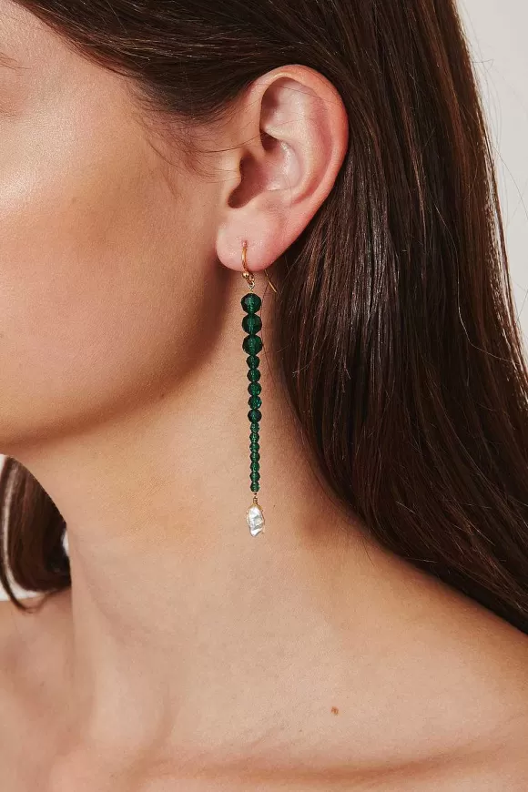 Chan Luu Emerald Gota Earrings Cheap