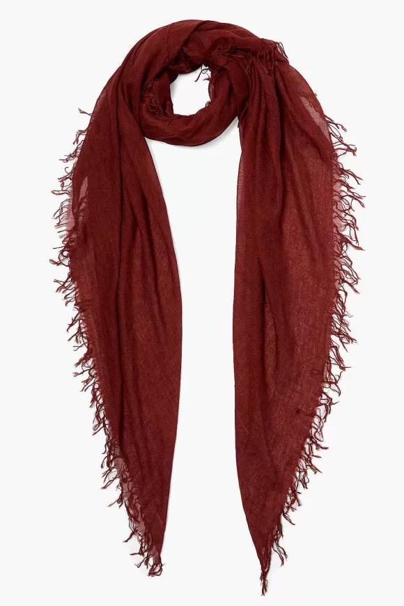 Chan Luu Fired Brick Cashmere And Silk Scarf Cheap