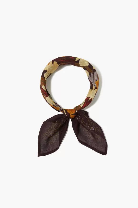 Chan Luu Garden Floral Bandana Magnolia Fashion