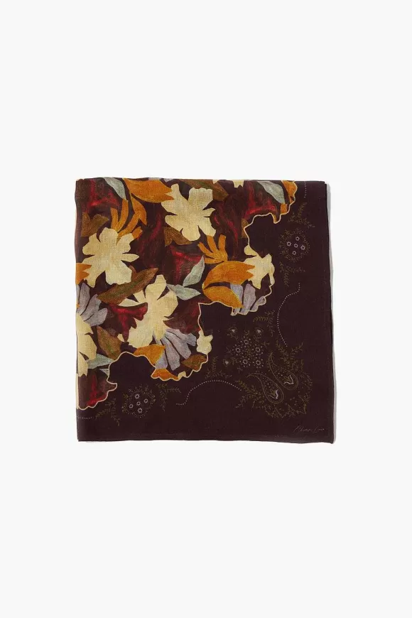 Chan Luu Garden Floral Bandana Magnolia Fashion