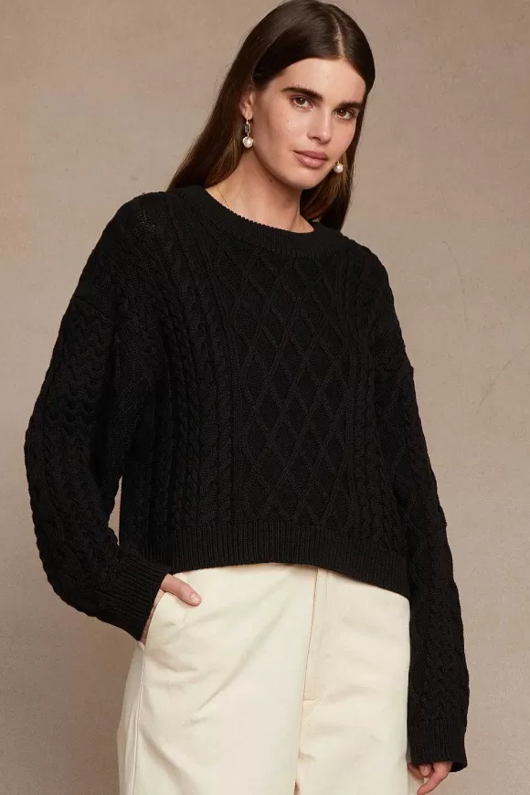 Chan Luu Georgina Sweater Black Hot