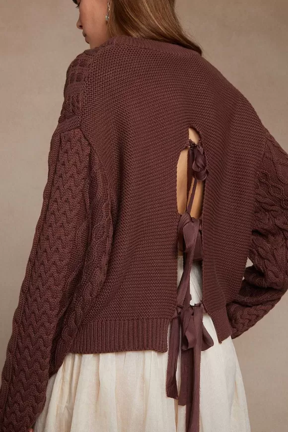 Chan Luu Georgina Sweater Walnut Flash Sale