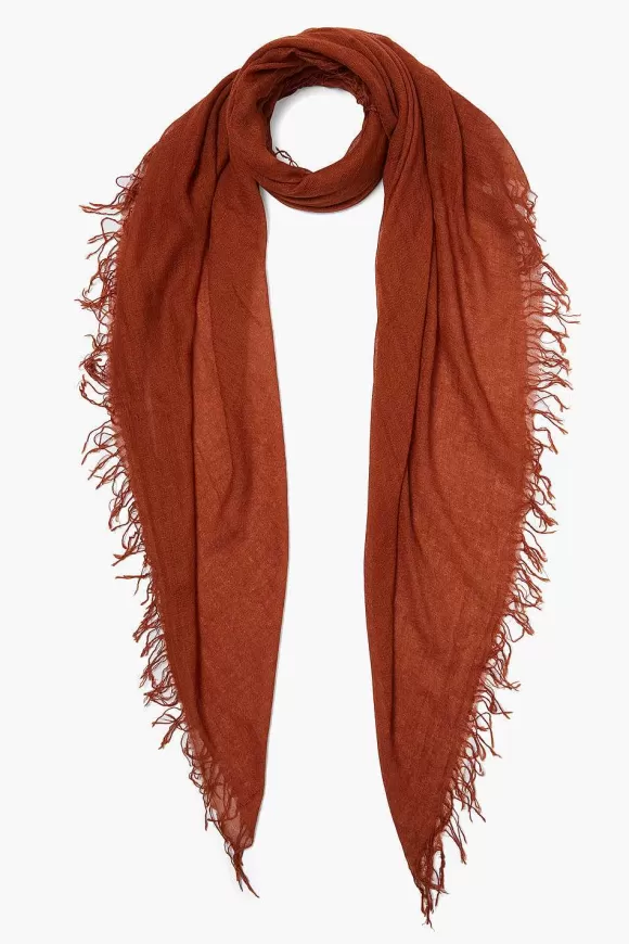 Chan Luu Ginger Bread Cashmere And Silk Scarf Fashion