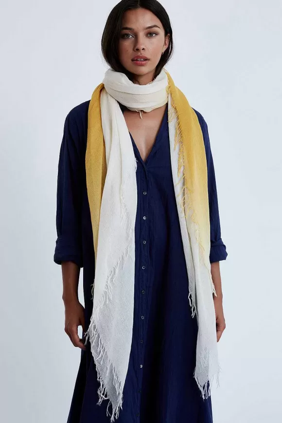 Chan Luu Honey Dip-Dyed Cashmere And Silk Scarf Store