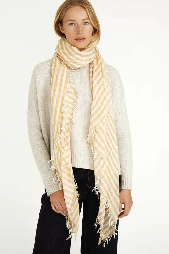 Chan Luu Honey Linea Cashmere And Silk Scarf Fashion