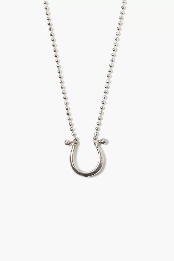 Chan Luu Horseshoe Necklace Silver Clearance