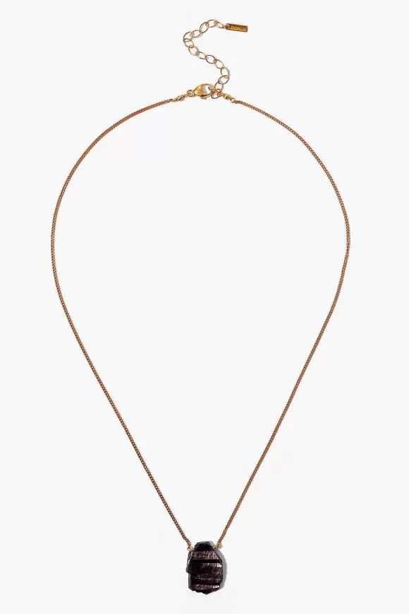 Chan Luu Hypersthene Slice Pendant Necklace Shop