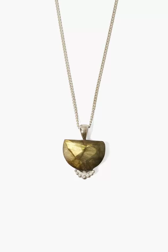 Chan Luu Jaya Pendant Necklace Silver Labradorite Flash Sale