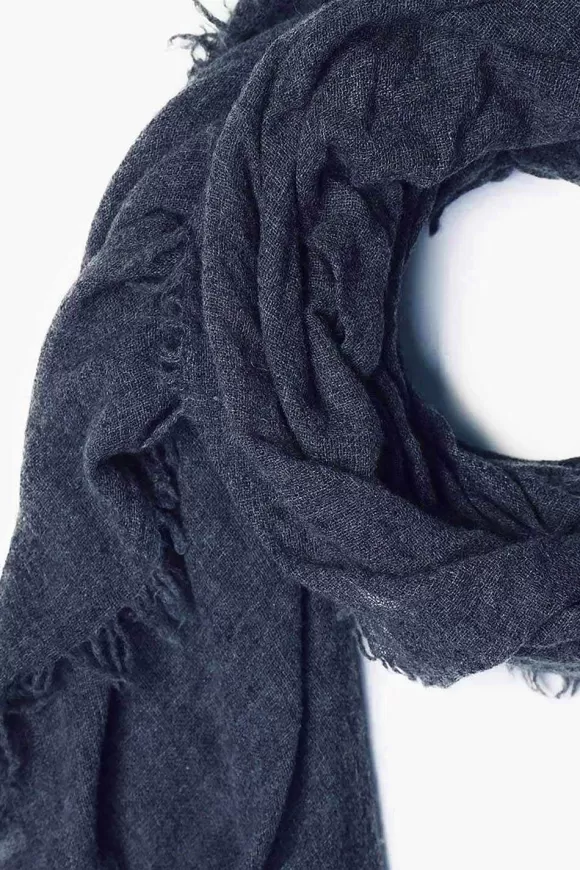 Chan Luu Jean Blue 100% Cashmere Scarf Outlet