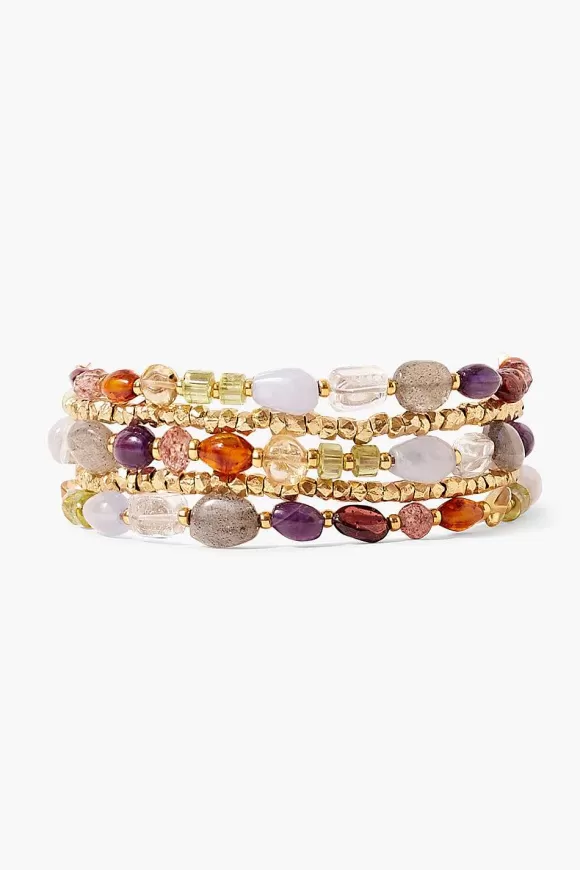 Chan Luu Jubilee Naked Wrap Bracelet Multi Mix New