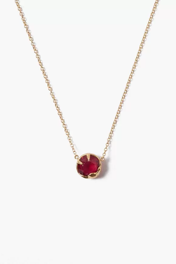 Chan Luu July Birthstone Necklace Ruby Crystal Best Sale