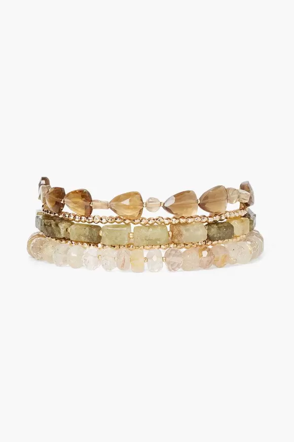 Chan Luu Kenai Naked Wrap Bracelet Natural Mix Cheap