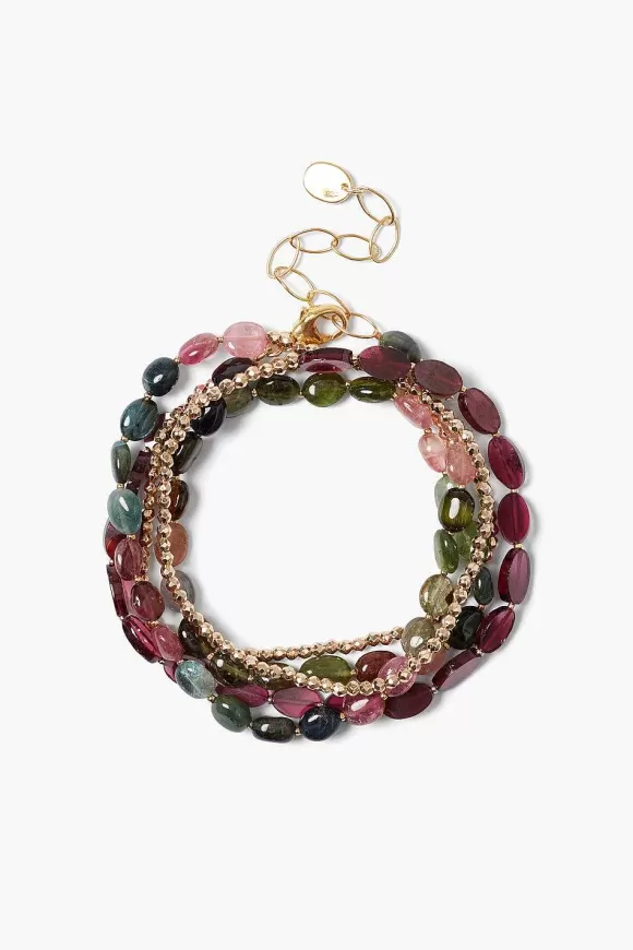 Chan Luu Kenai Naked Wrap Bracelet Tourmaline Mix Shop