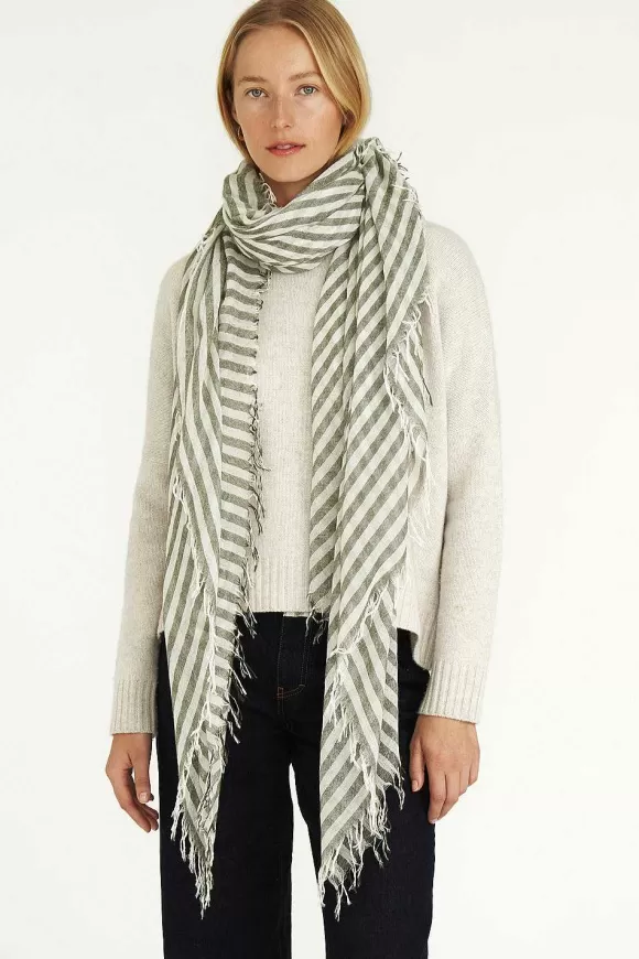 Chan Luu Kombu Linea Cashmere And Silk Scarf Hot