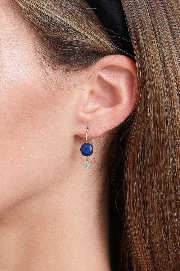 Chan Luu Lapis Coin Earrings Flash Sale