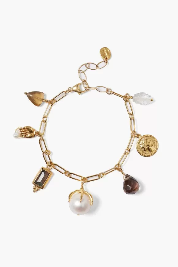 Chan Luu Lark Charm Bracelet Gold Mix Sale