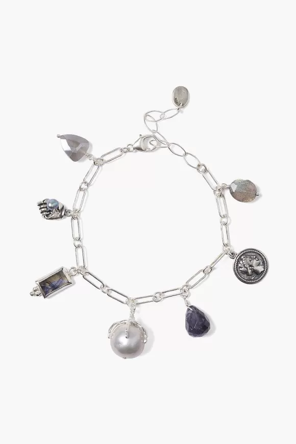 Chan Luu Lark Charm Bracelet Silver Mix Shop