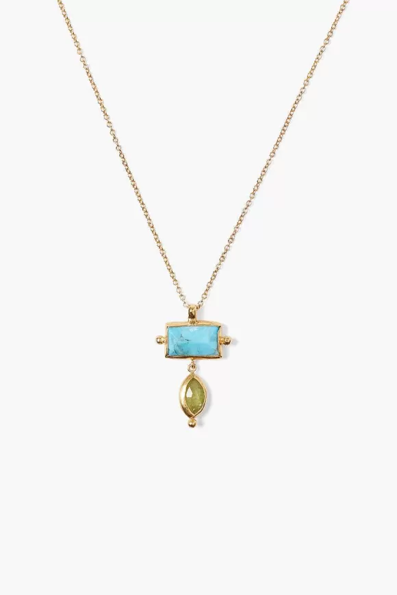 Chan Luu Levi Necklace Turquoise Mix Online