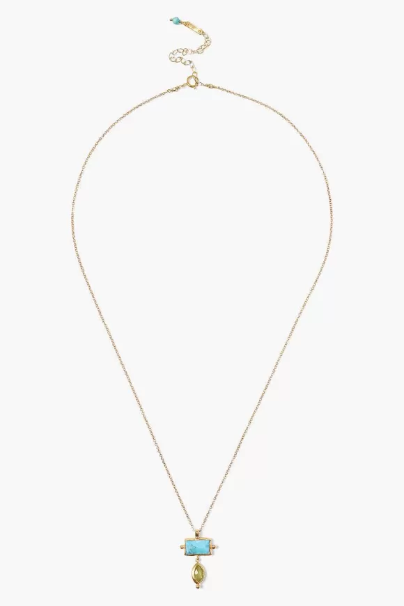 Chan Luu Levi Necklace Turquoise Mix Online