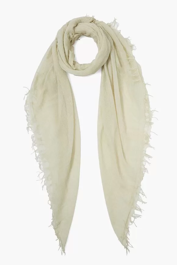 Chan Luu Light Sage Cashmere And Silk Scarf Best