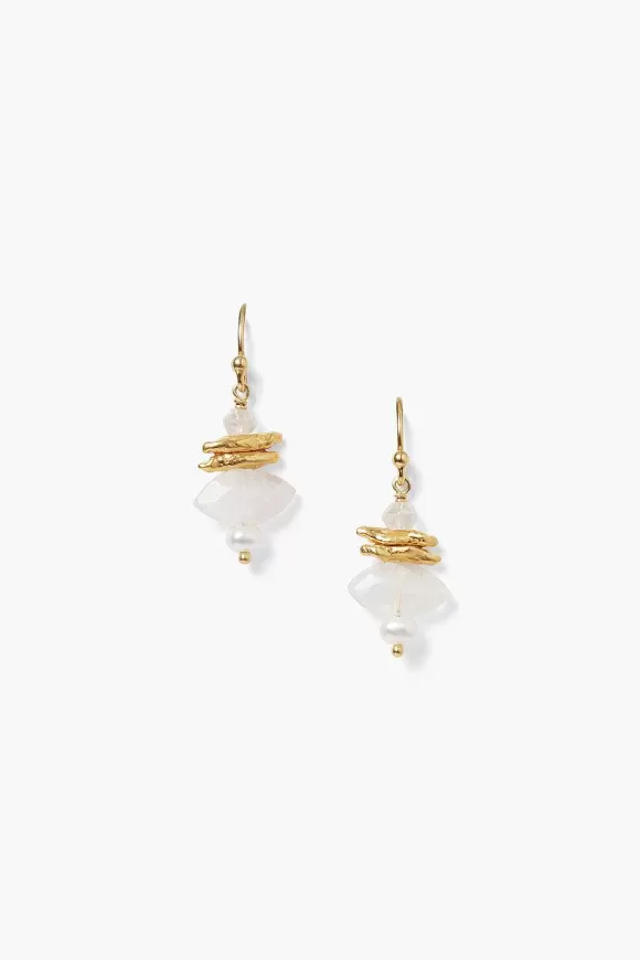 Chan Luu Lisbeth Drop Earrings Moonstone Mix Store