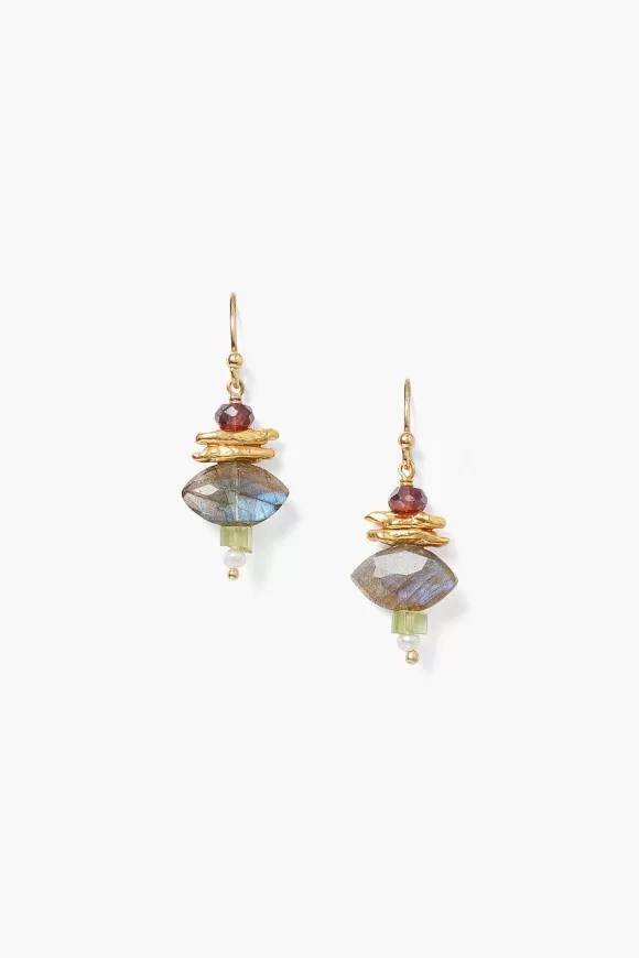 Chan Luu Lisbeth Drop Earrings Multi Mix Clearance