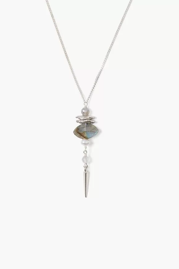 Chan Luu Lisbeth Necklace Labradorite Mix Cheap