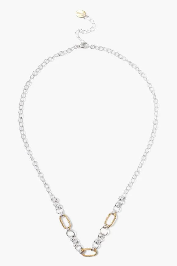 Chan Luu Luca Necklace Silver Mix New