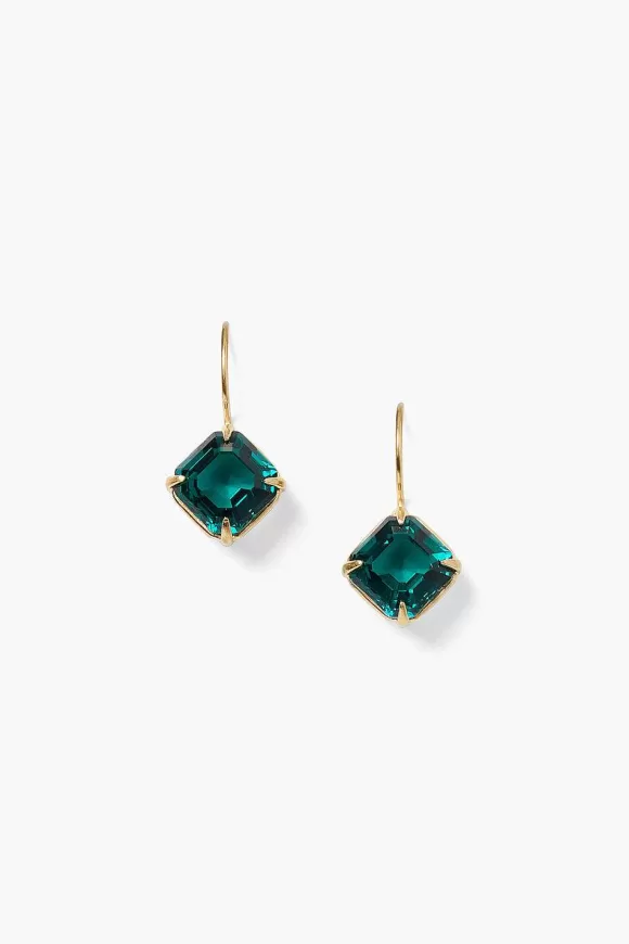 Chan Luu Lumi Drop Earrings Emerald Shop