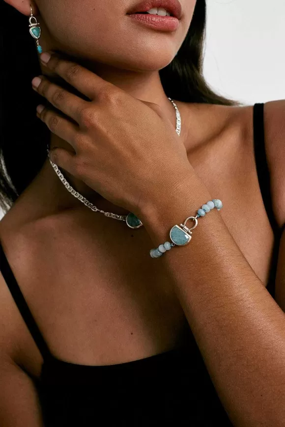 Chan Luu Luna Bracelet Aquamarine Outlet