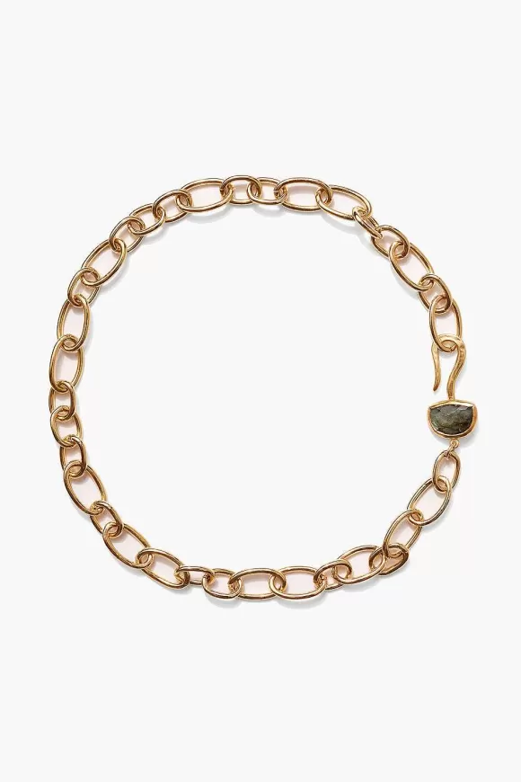 Chan Luu Luna Chain Necklace Labradorite Clearance