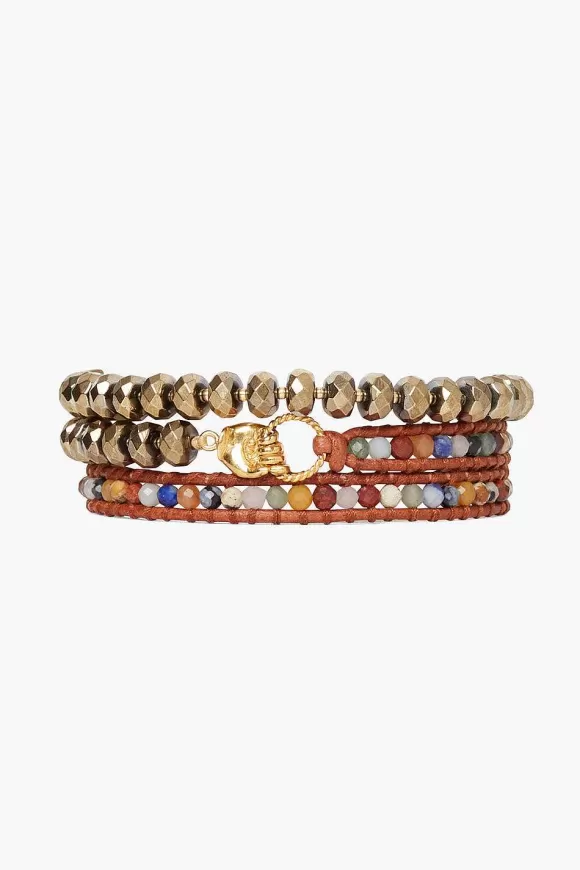 Chan Luu Mano Triple Wrap Bracelet Multi Mix Fashion