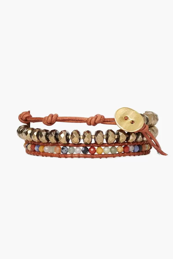 Chan Luu Mano Triple Wrap Bracelet Multi Mix Fashion